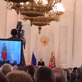 Председатель региональной Общественной палаты Олег Сперанский прокомментировал послание Президента России Федеральному Собранию РФ, которое было озвучено в Кремле 12 декабря 2013 года