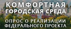 Комфортная городская среда. Опрос о реализации федерального проекта.