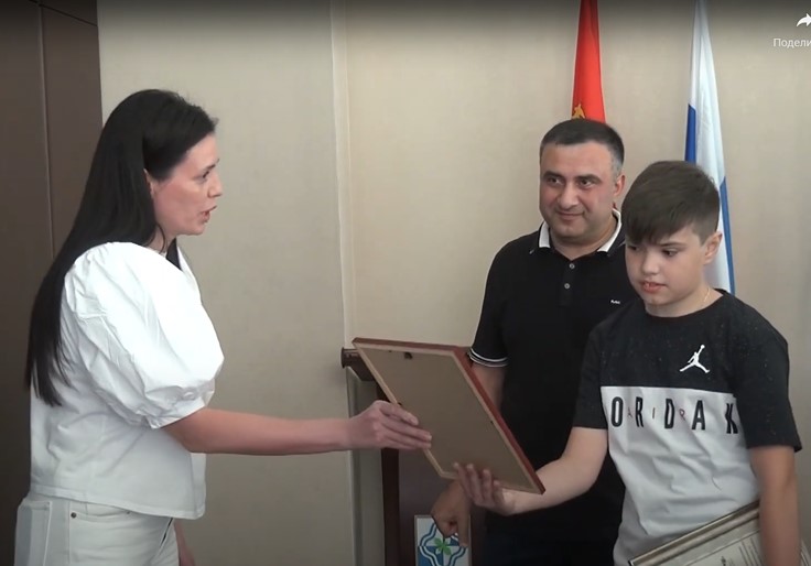 За смелый поступок школьник награжден благодарностью Общественной палаты Ивановской области