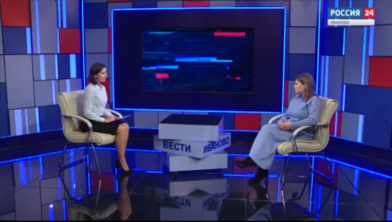 Анастасия Ситнова в эфире ГТРК «Ивтелерадио»