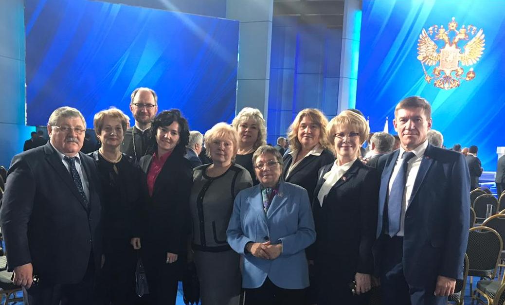 Алла Бурлакова приняла участие в церемонии оглашения Послания Президента России Федеральному Собранию РФ