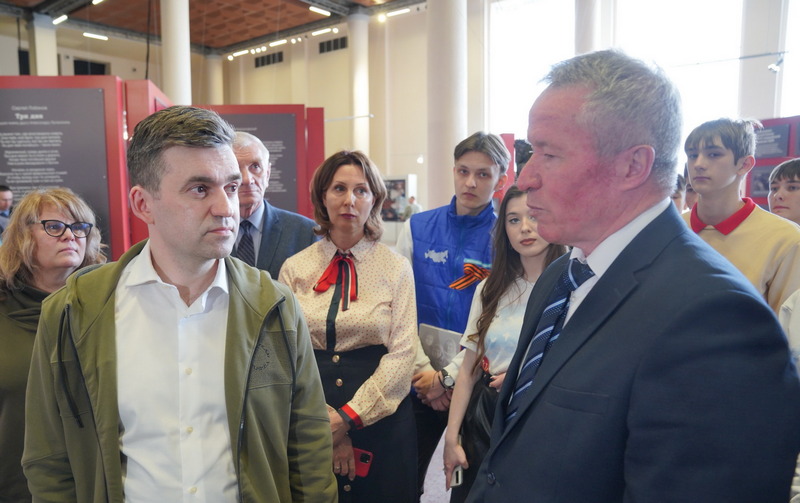 Состоялось открытие военно-исторической выставки «Сплоченность русского народа»