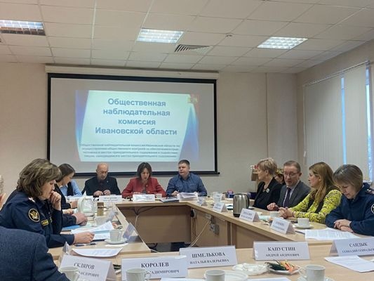 Состоялось заседание Общественной наблюдательной комиссии Ивановской области