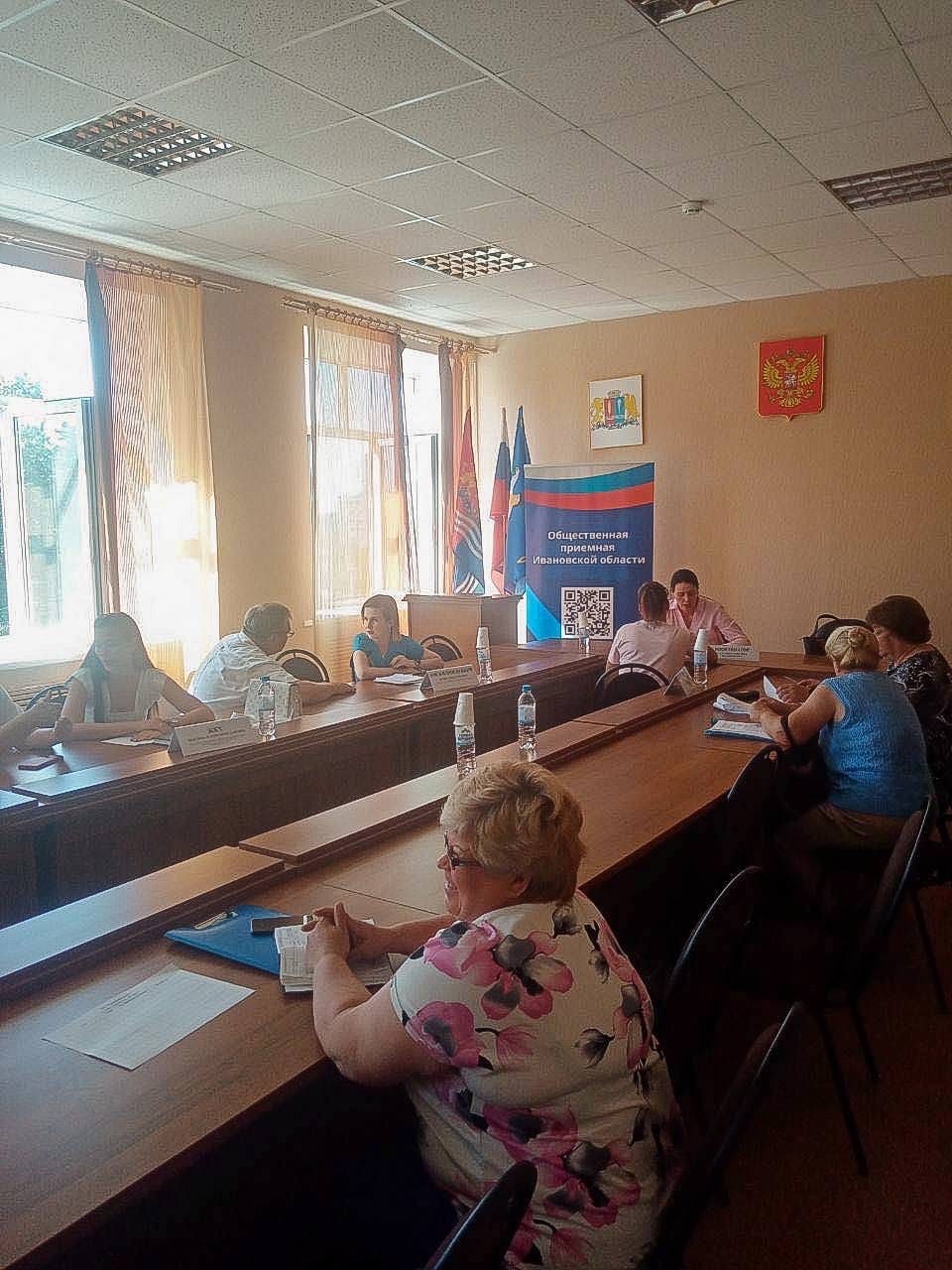 Об итогах работы выездной Общественной приёмной в Савинском муниципальном районе