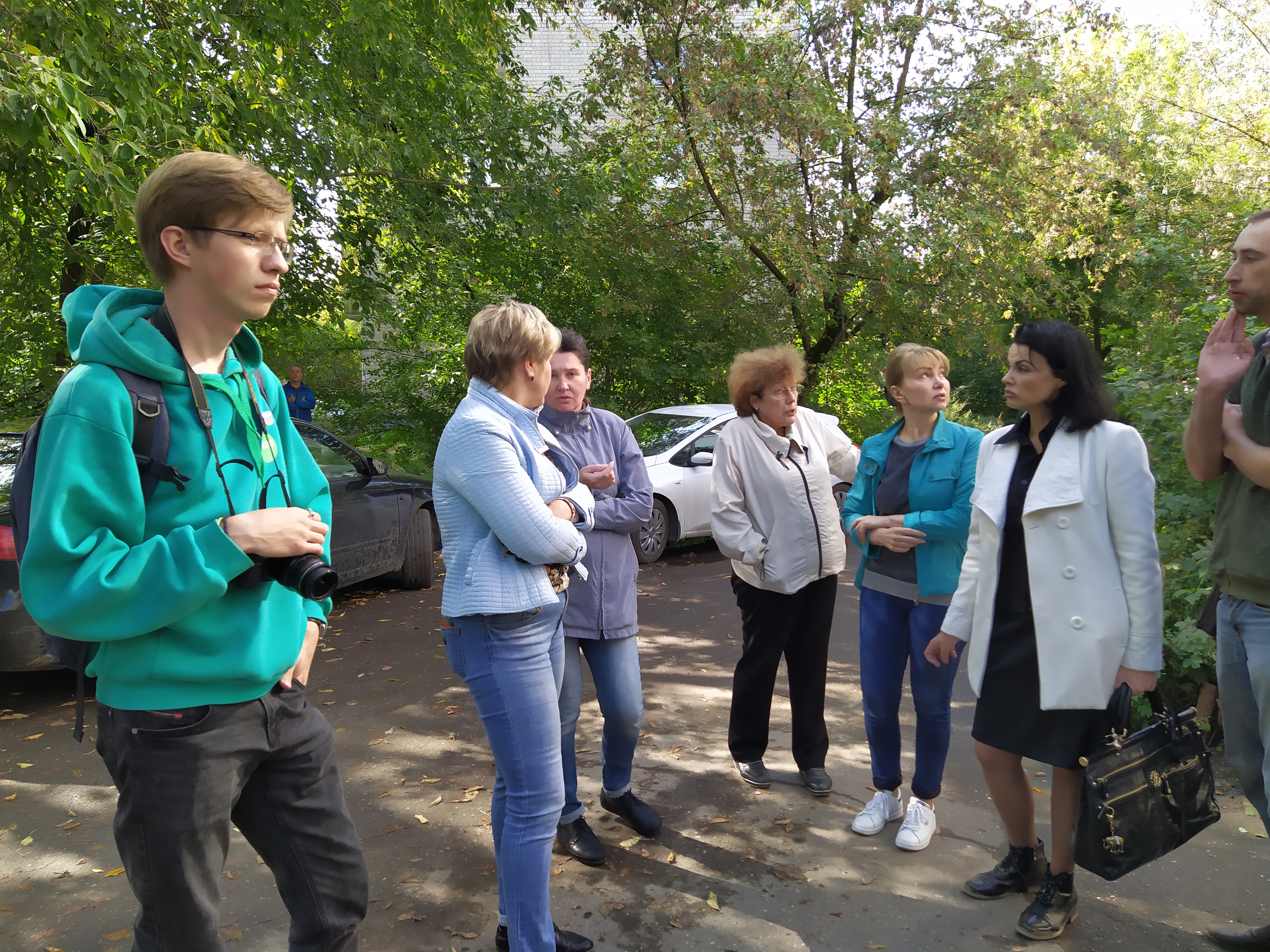 Выездное мероприятие Общественной палаты Ивановской области на предмет приемки работ у подрядчика по замене инженерных сетей