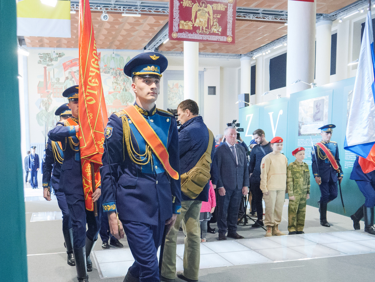 Открытие военно-исторической выставки «Подвиг русского духа»