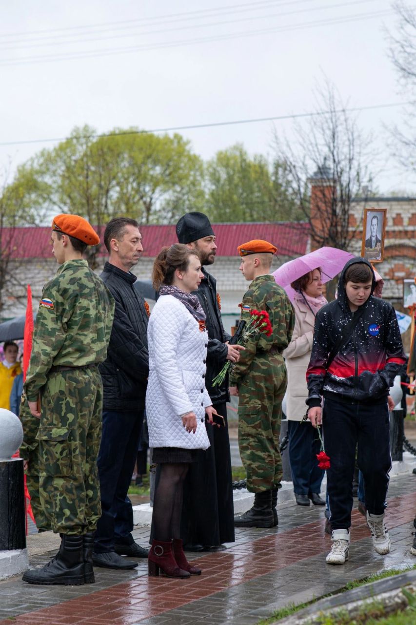 Общественники на митинге в г. Южа почтили память погибших на фронтах Великой Отечественной войны 