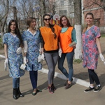 Члены Общественной палаты Ивановской области организовали субботник с участницами конкурса красоты