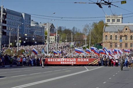 По инициативе Общественной палаты Ивановской области 9 мая регион вновь присоединился к Всероссийской акции «Бессмертный полк»