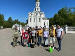 Общественники облагородили заброшенные могилы в Балино