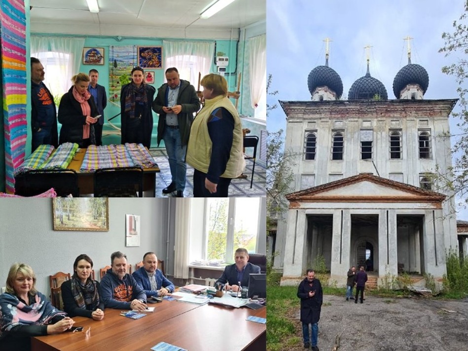 Состоялась рабочая поездка общественников в Пестяковский муниципальный район